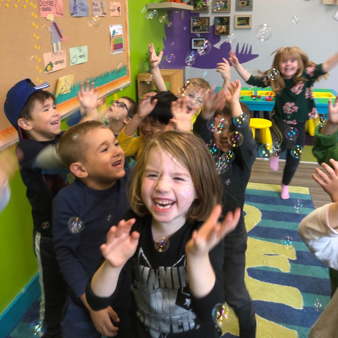 Kids building and creating